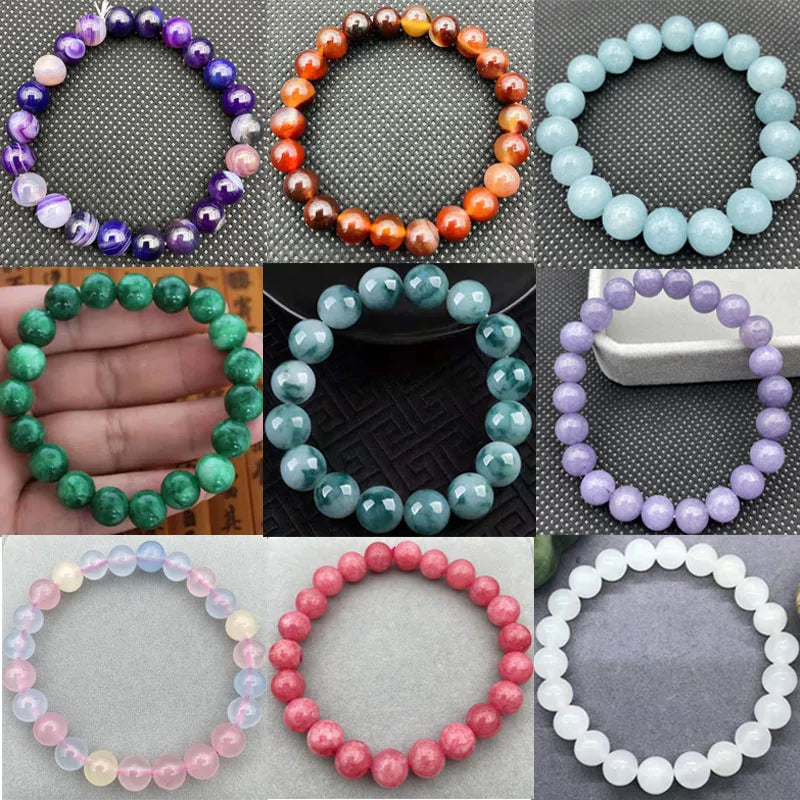 Colorful Natural Stone Beads Bracelet