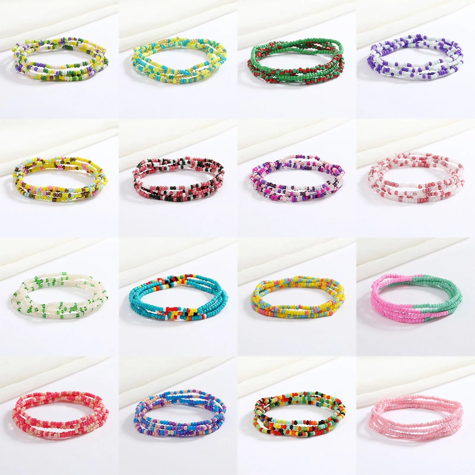 Colorful African Beads Waist Chains for Women Bohemian Sexy Belly Chains Body Jewelry Bikini Accessories Waist Beads Wholesale
